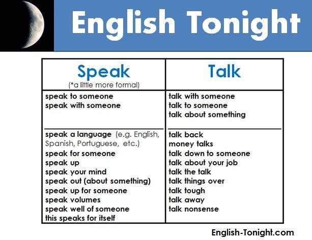 [영어] 동사: Talk vs Speak