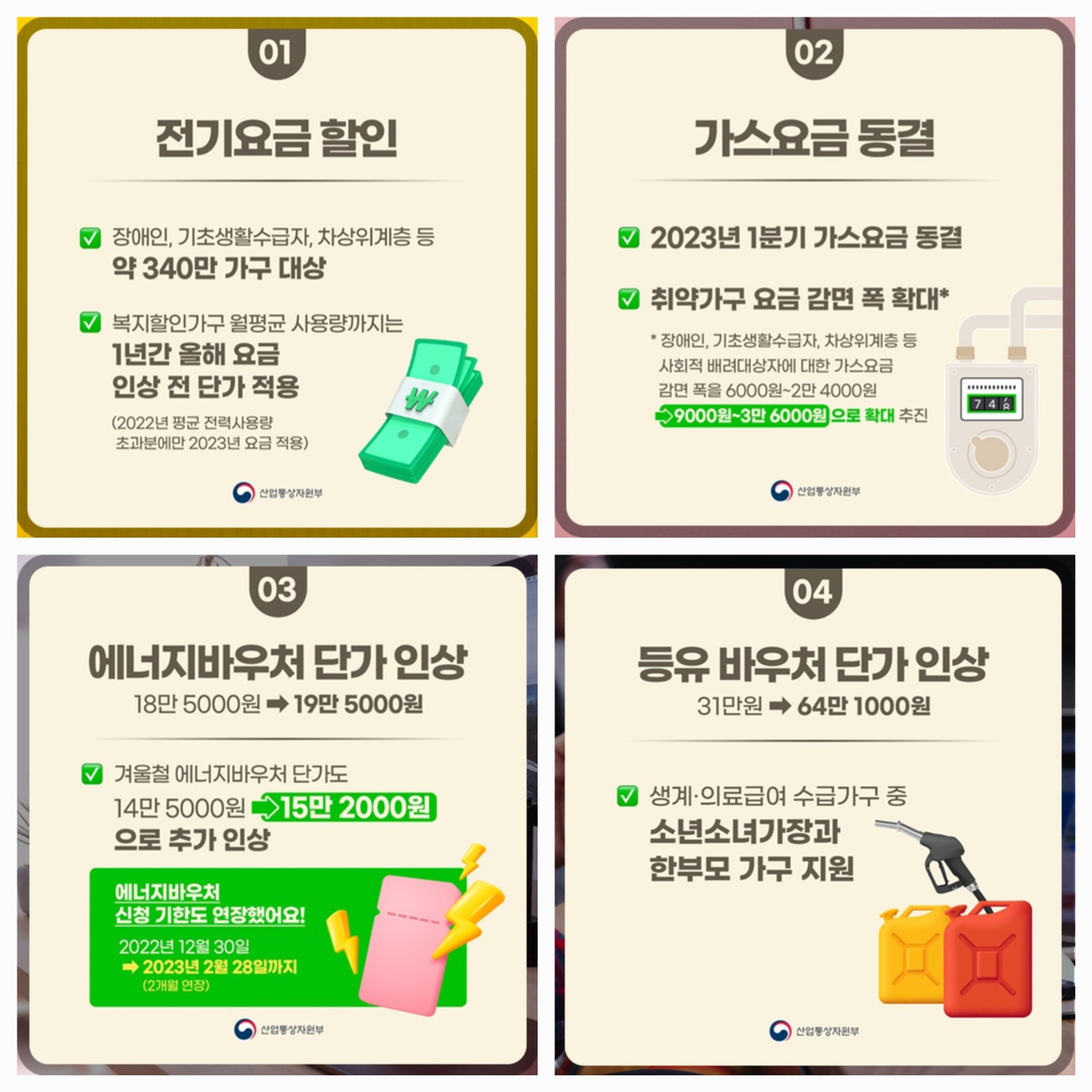 난방비 폭탄에 에너지 바우처 지원금액 2배로 인상! 지급 대상자는?