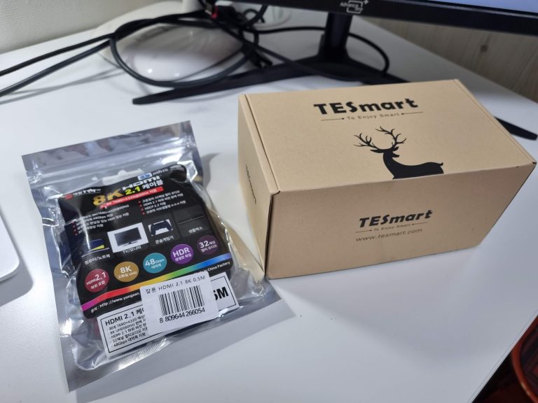 PS5 – 티이스마트 HDMI 선택기, 모니터 해상도와 주사율
