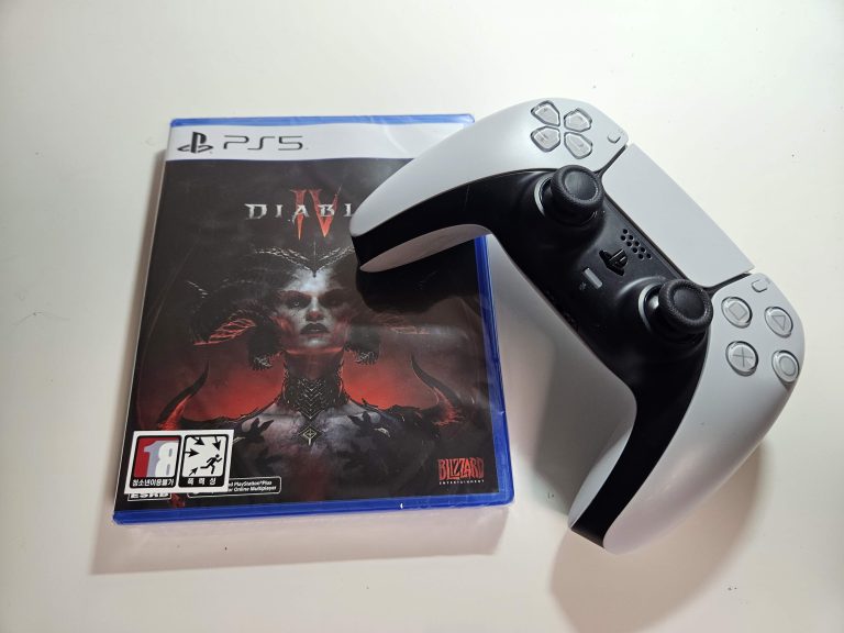 PS5 디아블로4 드디어 도착 (ft. 게임광 백종원 빽다방 콜라보)