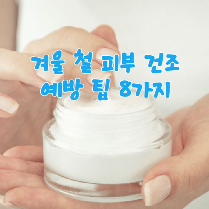 겨울 철 피부 건조를 예방하는 팁 8가지