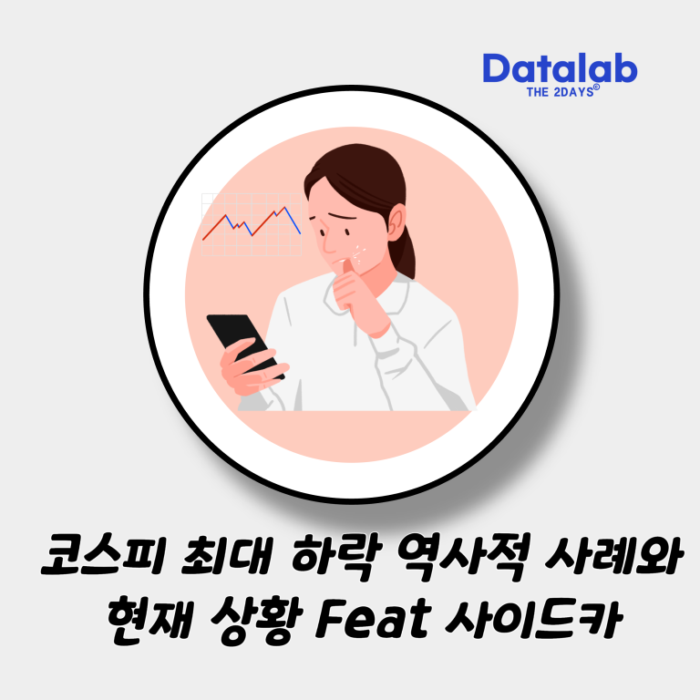 코스피 최대 하락 역사적 사례와 현재 상황 Feat 사이드카