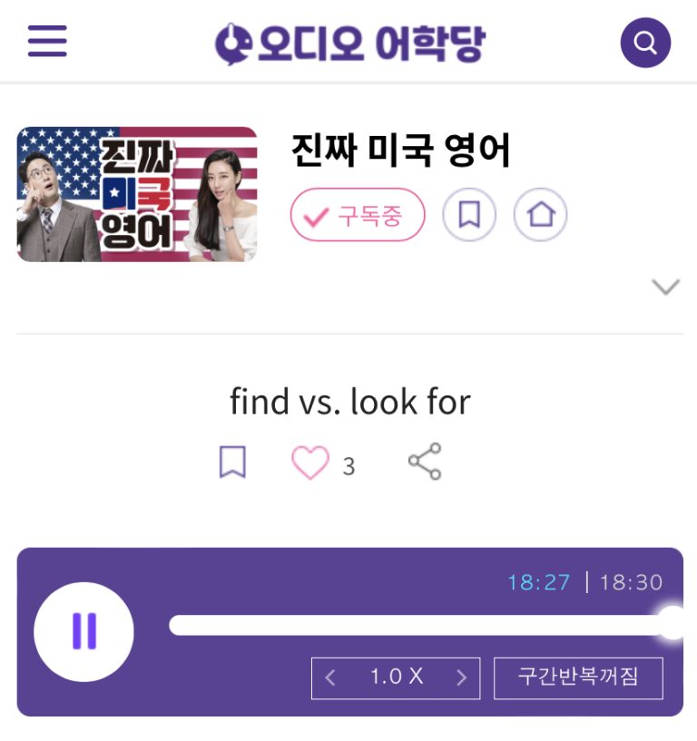 23.05.26.금 find vs. look for 진짜 미국 영어