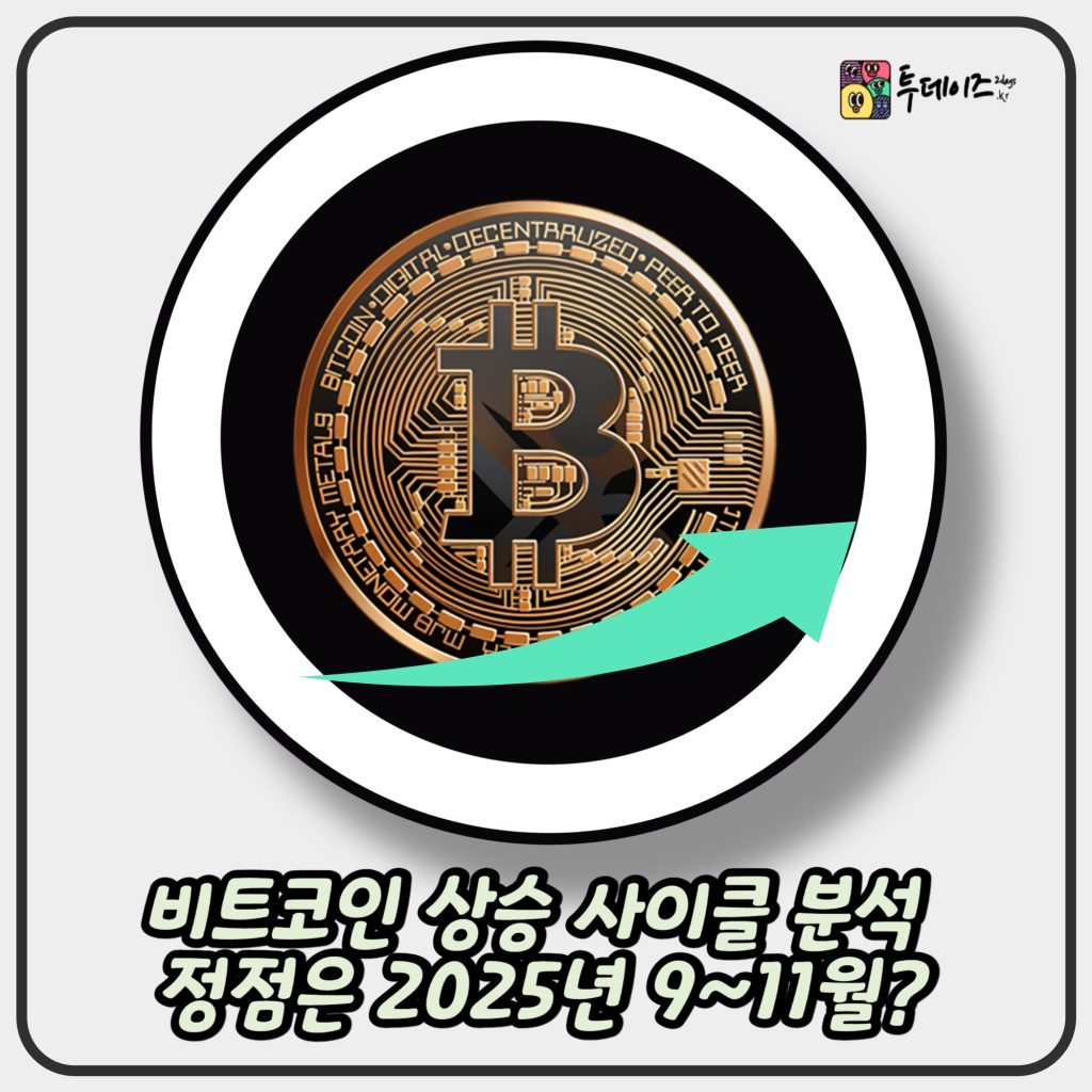 비트코인 상승 사이클 분석 정점은 2025년 9~11월? 비트코인 상승 사이클 분석 정점은 2025년 9~11월?