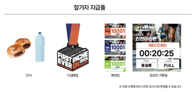 2025 인천마라톤 완전정복  참가신청부터 준비물까지 총정리