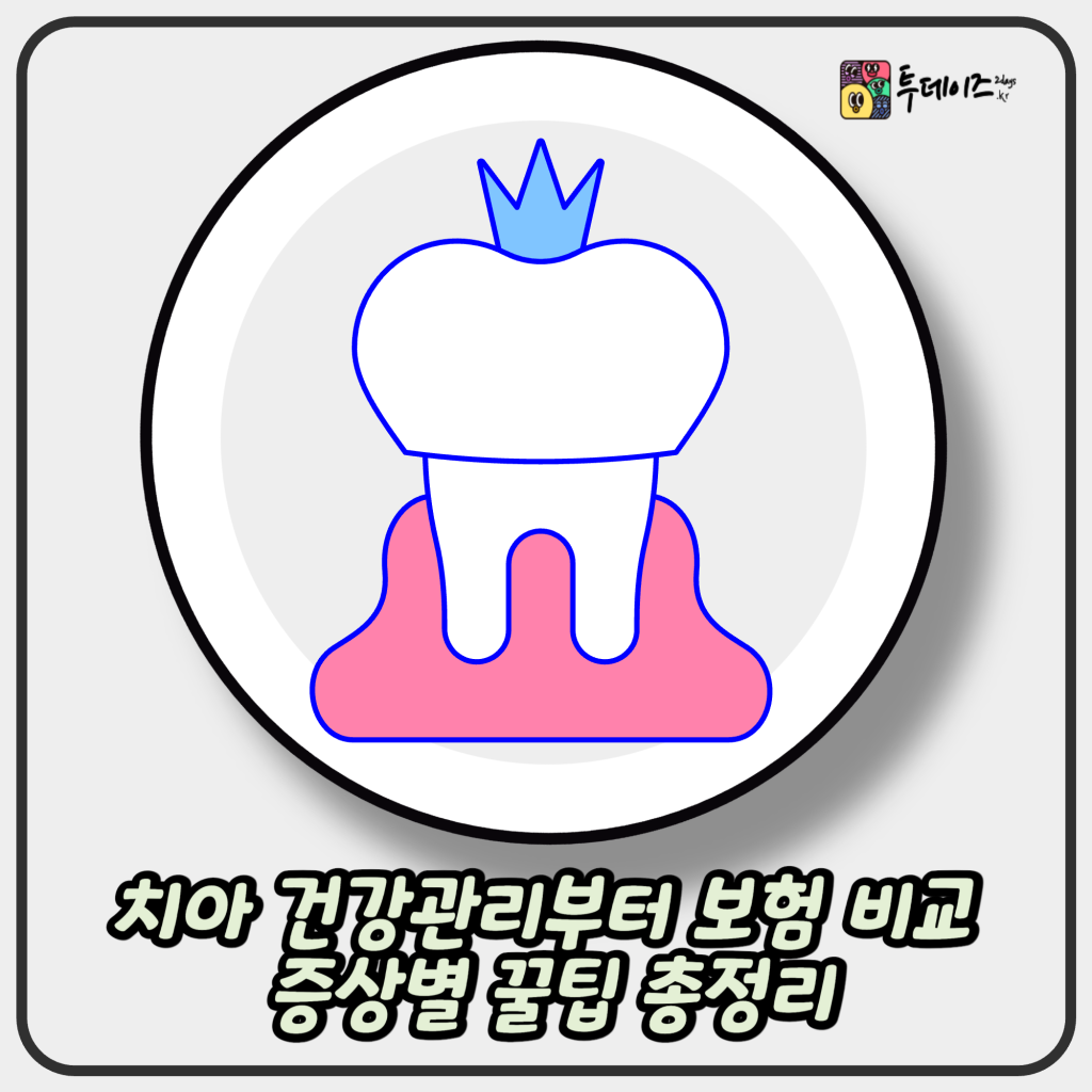 치아 건강관리부터 보험 비교까지! 증상별 꿀팁 총정리🦷