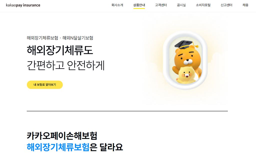 카카오페이손보 해외장기체류보험 완벽 가이드 3 카카오페이손보 해외장기체류보험 완벽 가이드