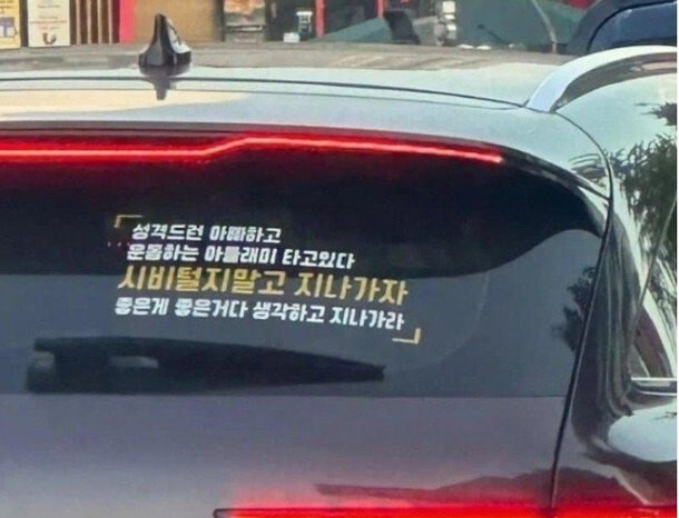 초보 운전 스티커, 왜 이렇게 공격적으로 변했나?