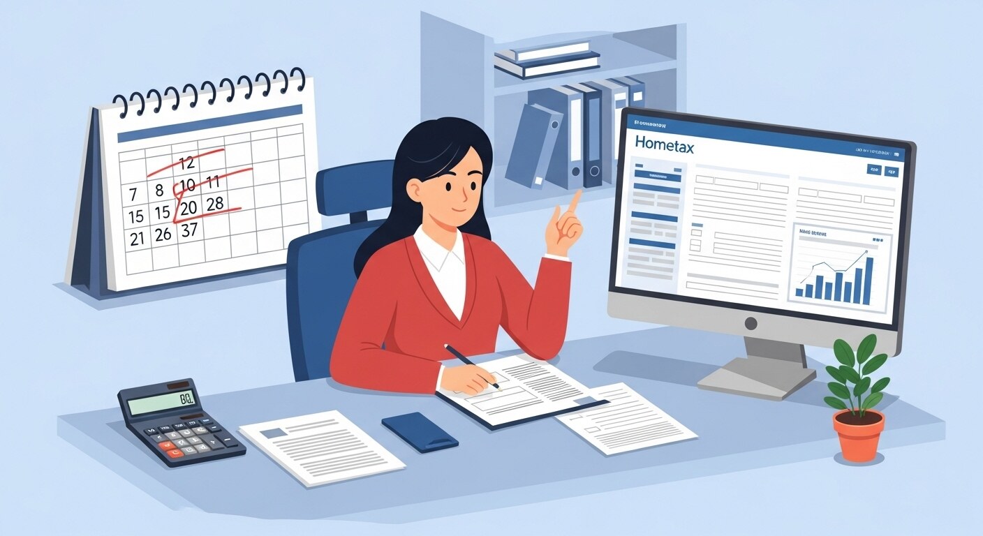 2025년 세금 신고 일정표 — 종합소득세부터 부가세까지 완벽정리 2 2025년 세금 신고 일정표 — 종합소득세부터 부가세까지 완벽정리