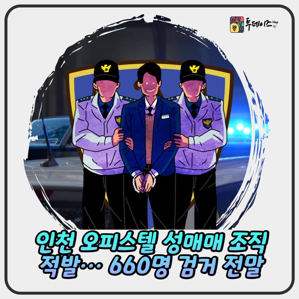 인천 오피스텔 성매매 조직 적발… 660명 검거 전말