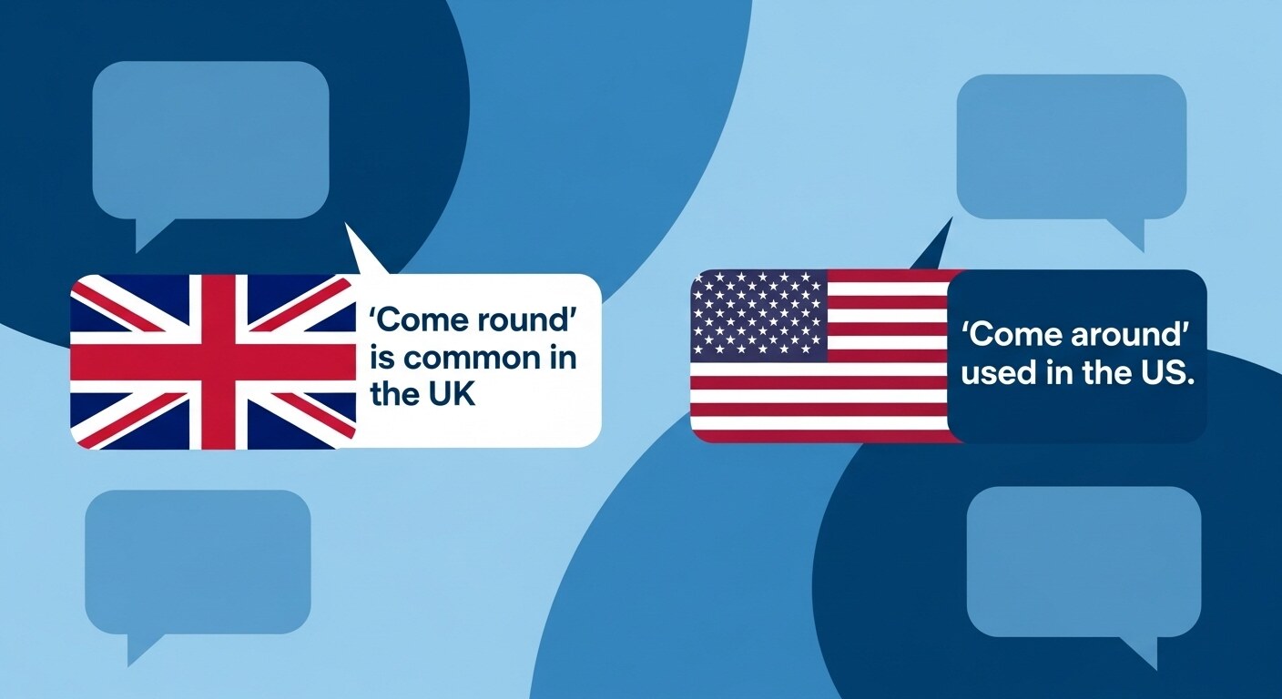 🇬🇧 영국식 vs 🇺🇸 미국식: come round / come around 완벽 비교!