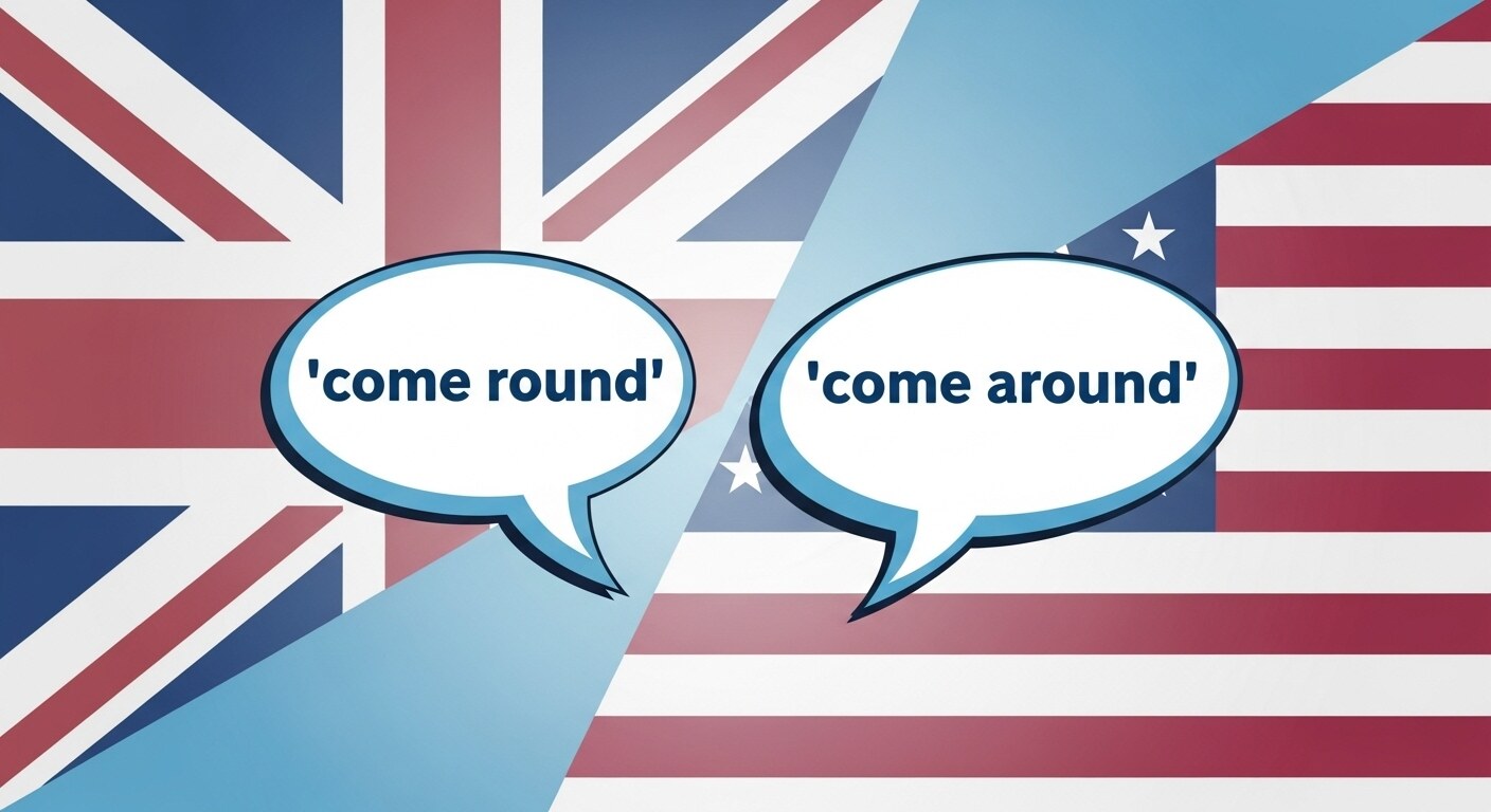 🇬🇧 영국식 vs 🇺🇸 미국식: come round / come around 완벽 비교!