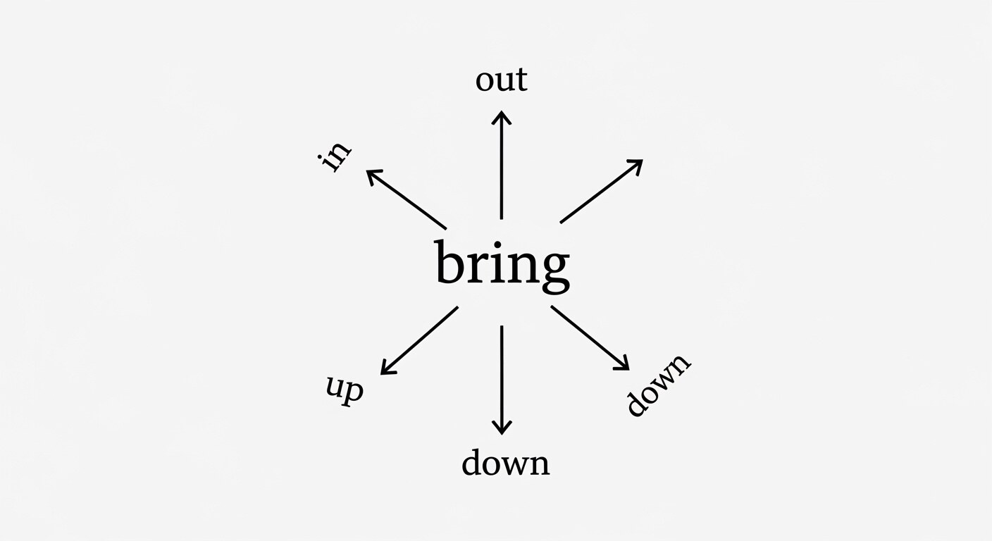 영어 구동사 Bring 계열 한 번에 정리! (Out·In·Up·Down 차이)