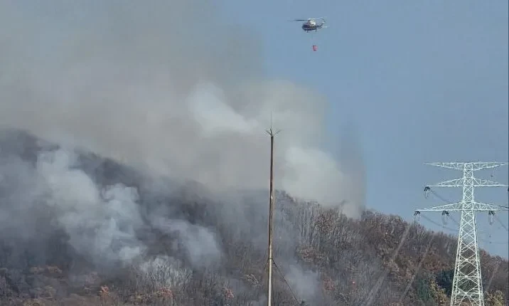 속보 용인 불곡산 산불, 헬기 6대 투입 ‘1시간 반 만에 진화’