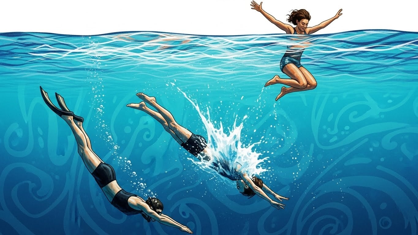 Dive into, Plunge into, Jump into 완벽 비교! 영어 몰입 표현 총정리