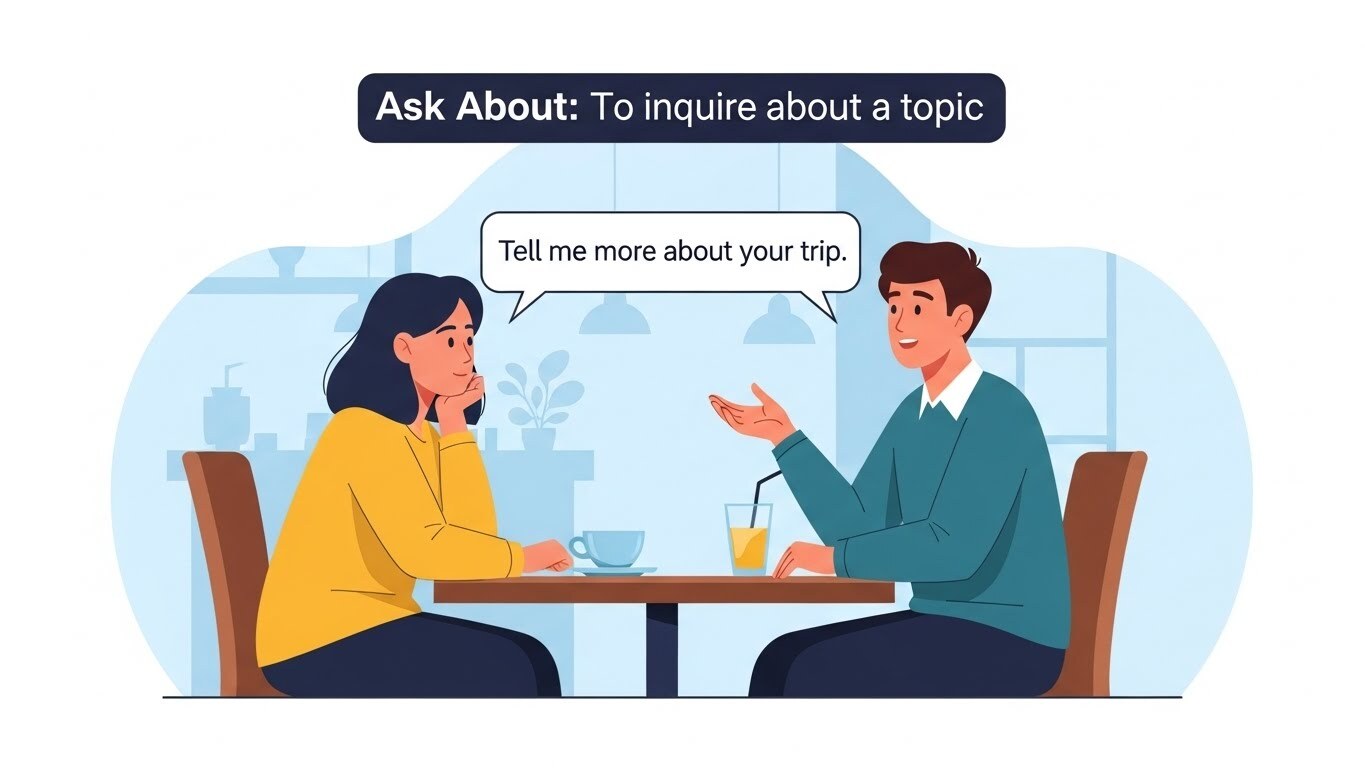 ask for vs ask about vs ask out — 원어민이 구분하는 진짜 차이