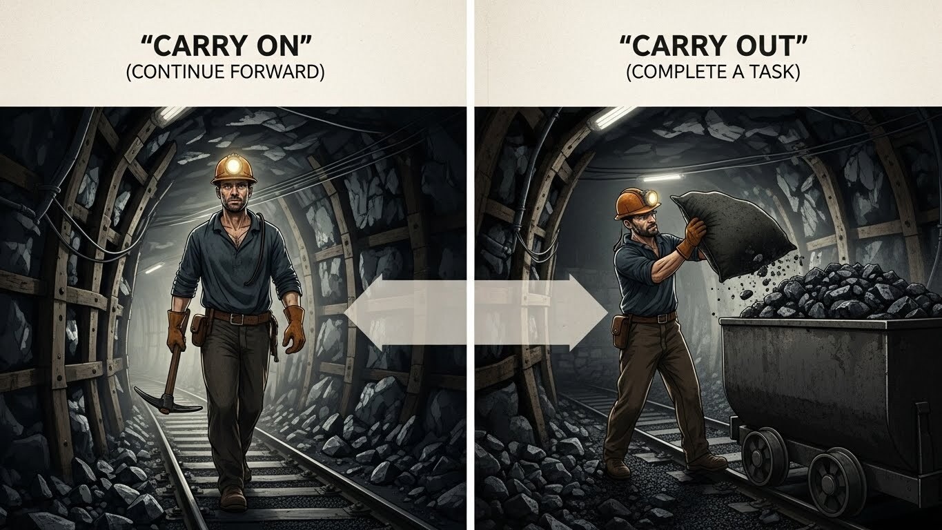 carry on vs carry out 완벽 정리 2 carry on vs carry out 완벽 정리