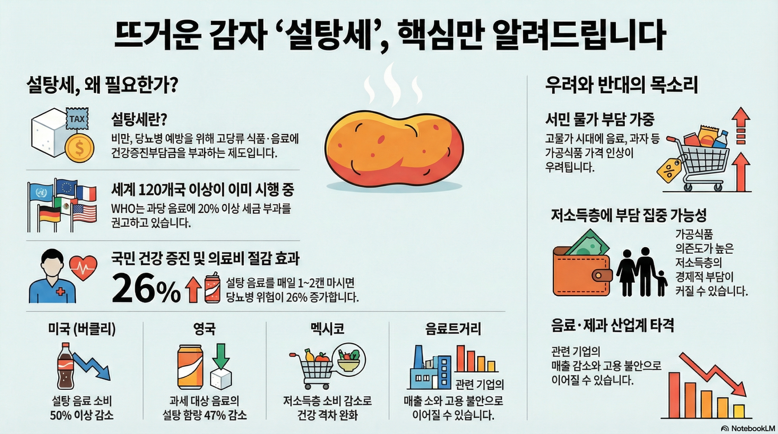 설탕세, 가격보다 건강?” 2026 도입 논의 핵심 총정리 2 설탕세, 가격보다 건강?” 2026 도입 논의 핵심 총정리