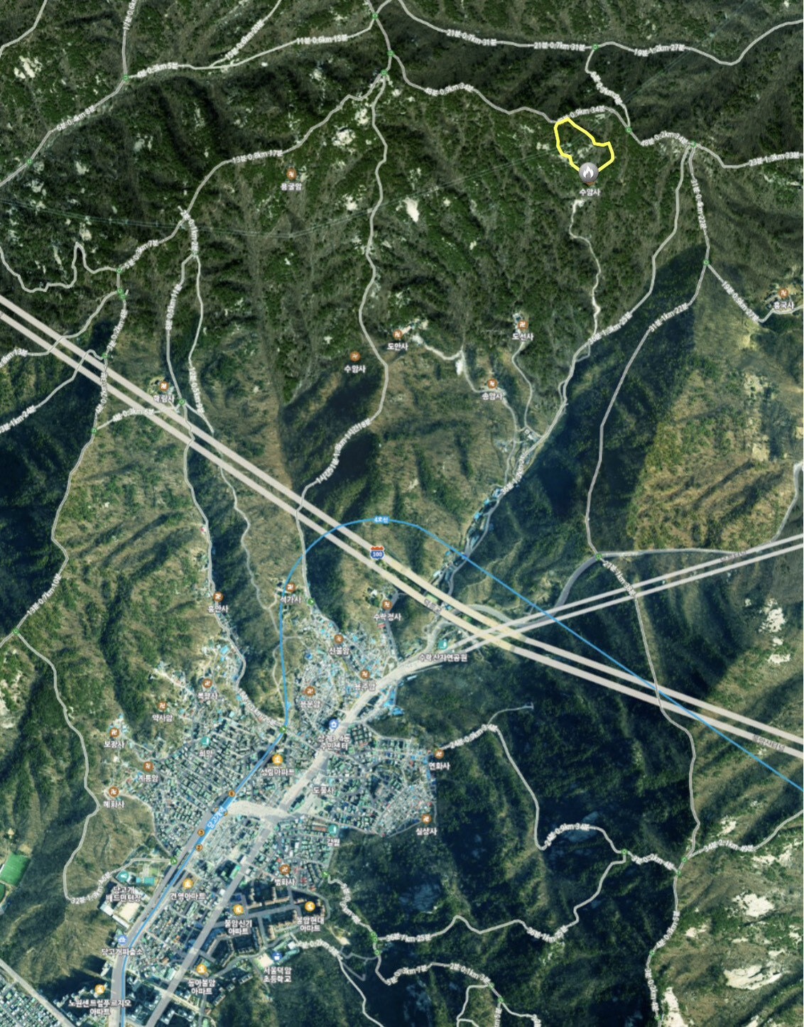 서울 수락산 산불 완진 새벽의 불길, 6시간의 사투 전말