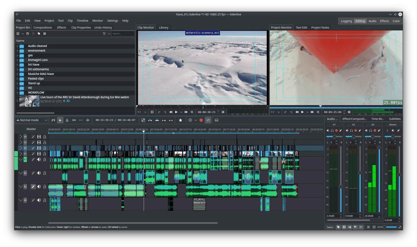 무료 동영상 편집 프로그램 Kdenlive 사용법, 다운로드부터 자막 넣기까지 총정리