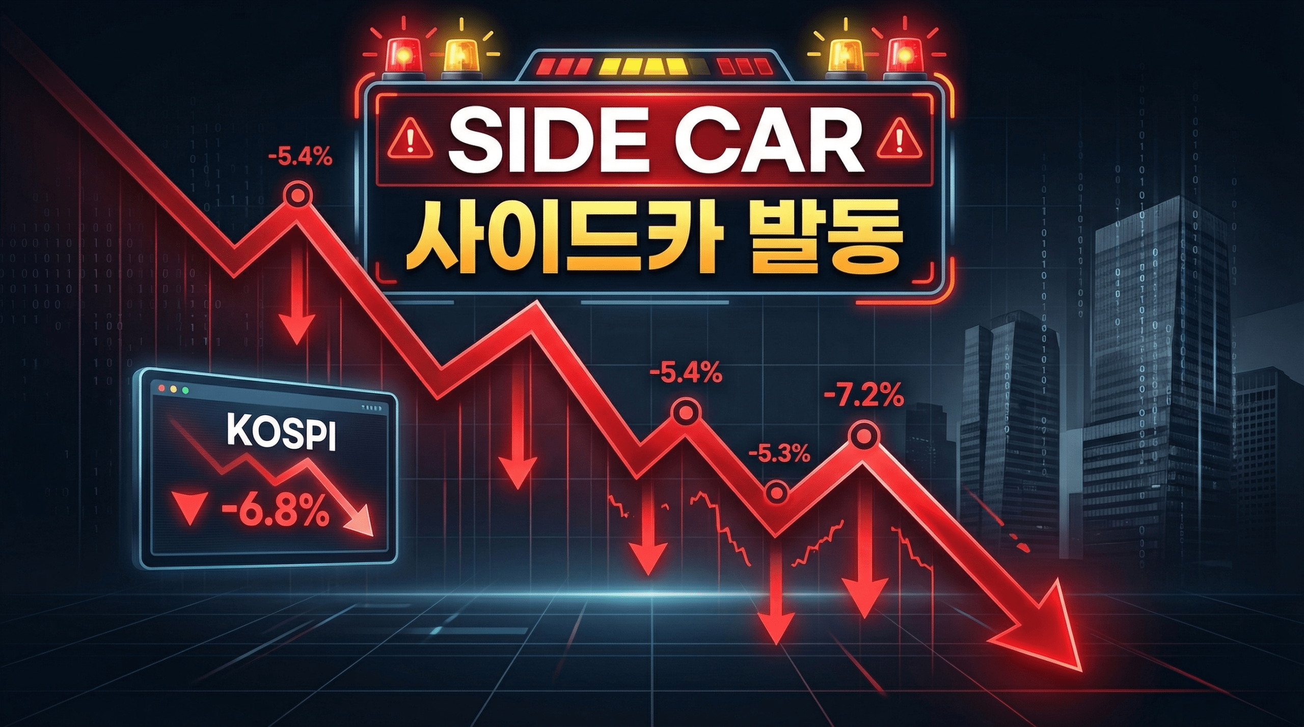 주식 사이드카 뜻 쉽게 설명｜발동 조건과 투자 대응 방법