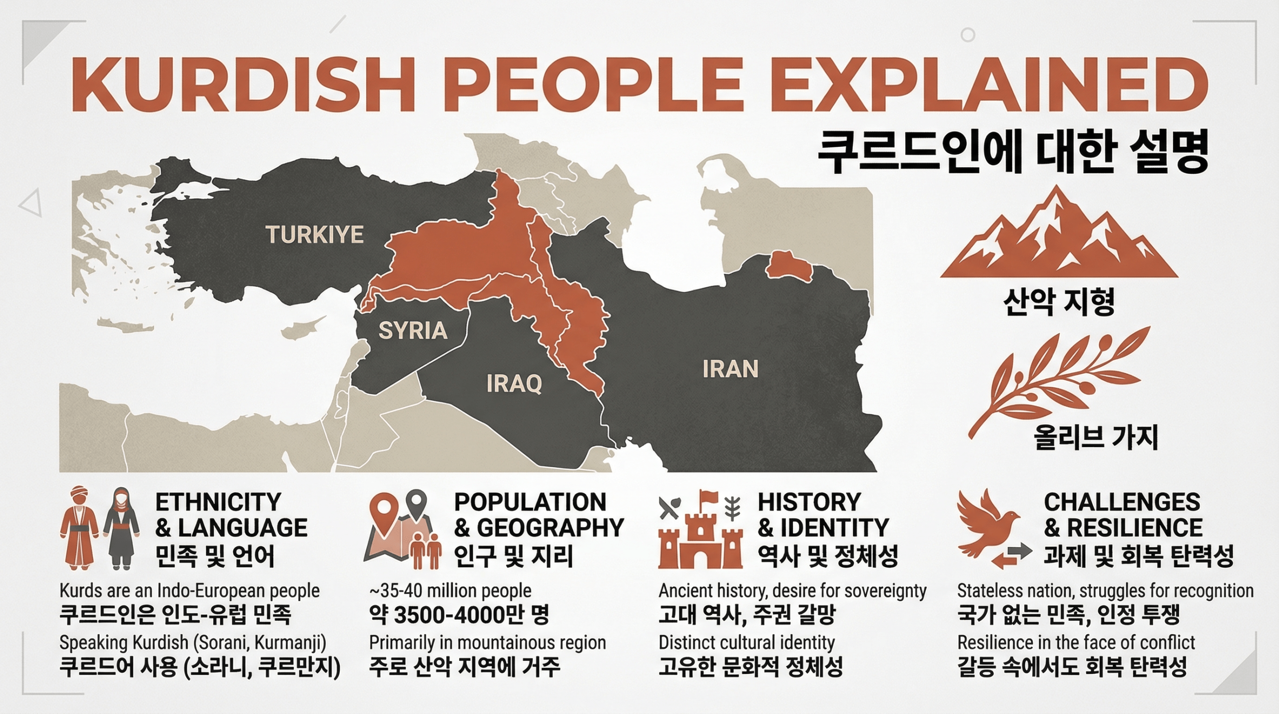 쿠르드족, 왜 나라가 없을까? 5분 만에 끝내는 핵심 정리