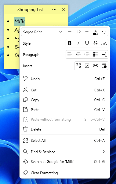 윈도우 스티커 메모 프로그램 Simple Sticky Notes 다운로드 및 사용법