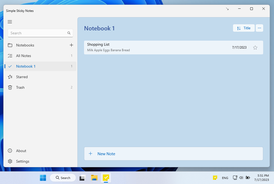 윈도우 스티커 메모 프로그램 Simple Sticky Notes 다운로드 및 사용법