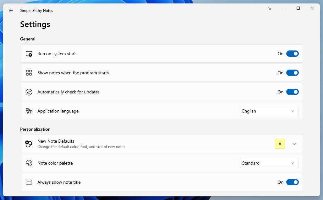윈도우 스티커 메모 프로그램 Simple Sticky Notes 다운로드 및 사용법