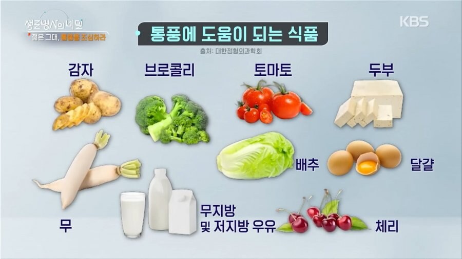 통풍에 좋은 음식 총정리 | 요산 수치 낮추는 식단, 피해야 할 음식, 생활관리까지