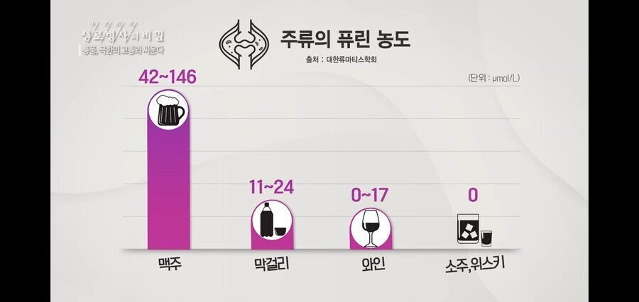 통풍에 좋은 음식 총정리 | 요산 수치 낮추는 식단, 피해야 할 음식, 생활관리까지