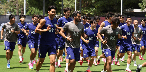 멕시코전 앞둔 홍명보호 훈련장에 수상한 드론…조종자 2명 도주