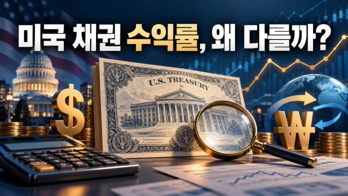 미국 채권 수익률 광고가 다른 이유, 182일 단기국채 비교