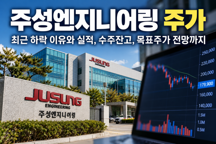 주성엔지니어링주가 18만원 아래 급락 뒤 실적과 수주잔고 목표가 전망