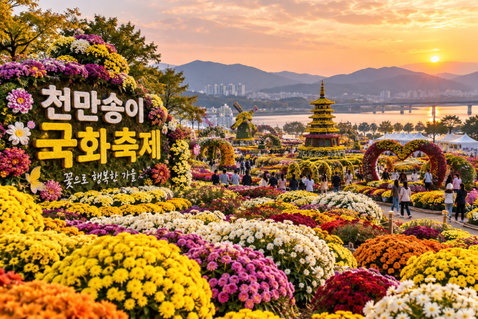 천만송이국화축제 2026 익산 일정과 주차장·야간공연 가족 관람 동선