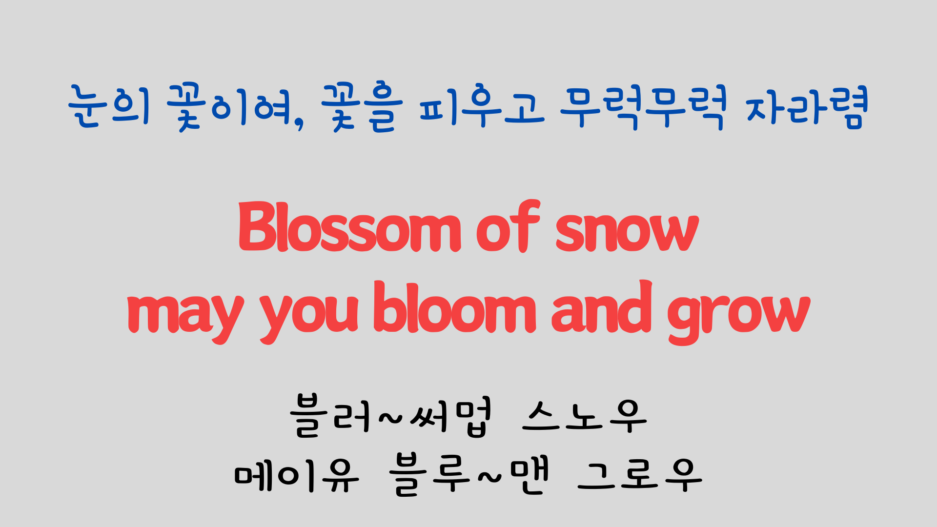 팝송 영어 Edelweiss 가사 해석 발음 원리 - 영화 Sound of Music OST 8 ywAAAAAAQABAAACAUwAOw==