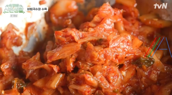 슬기로운 산촌생활 비빔국수 레시피 만들기 방법 정경호 매콤비빔국수 4 ywAAAAAAQABAAACAUwAOw==