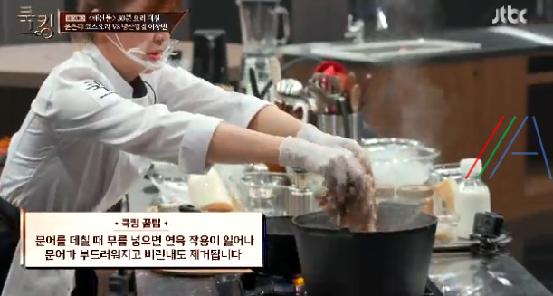 쿡킹 윤은혜 코스 요리 문어세비체, 홍국쌀새우크림리소토, 그린주스 레시피 만드는 방법 만들기 7 ywAAAAAAQABAAACAUwAOw==
