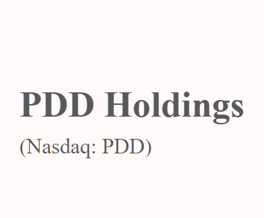 2023년 올해의 최고 실적 주식 Top 8 4 PDD 홀딩스 (PDD Holdings Inc., PDD)