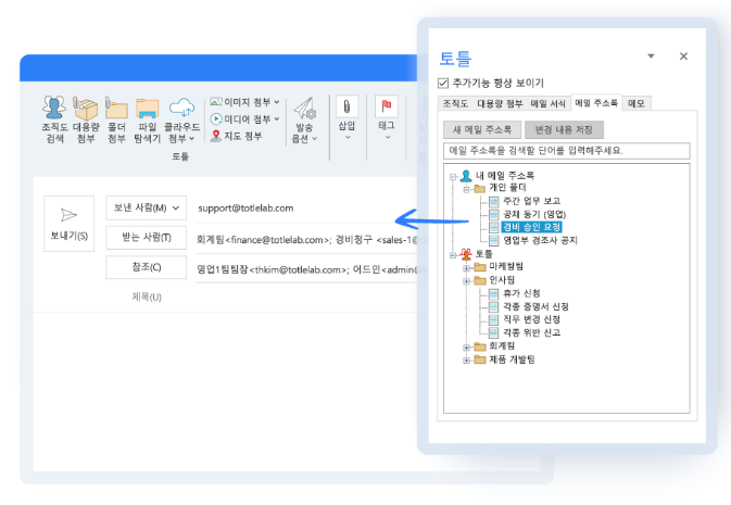 토틀(totle) 아웃룩에서 부족한 부분들을 채워주는 애드인 솔루션 11 ywAAAAAAQABAAACAUwAOw==