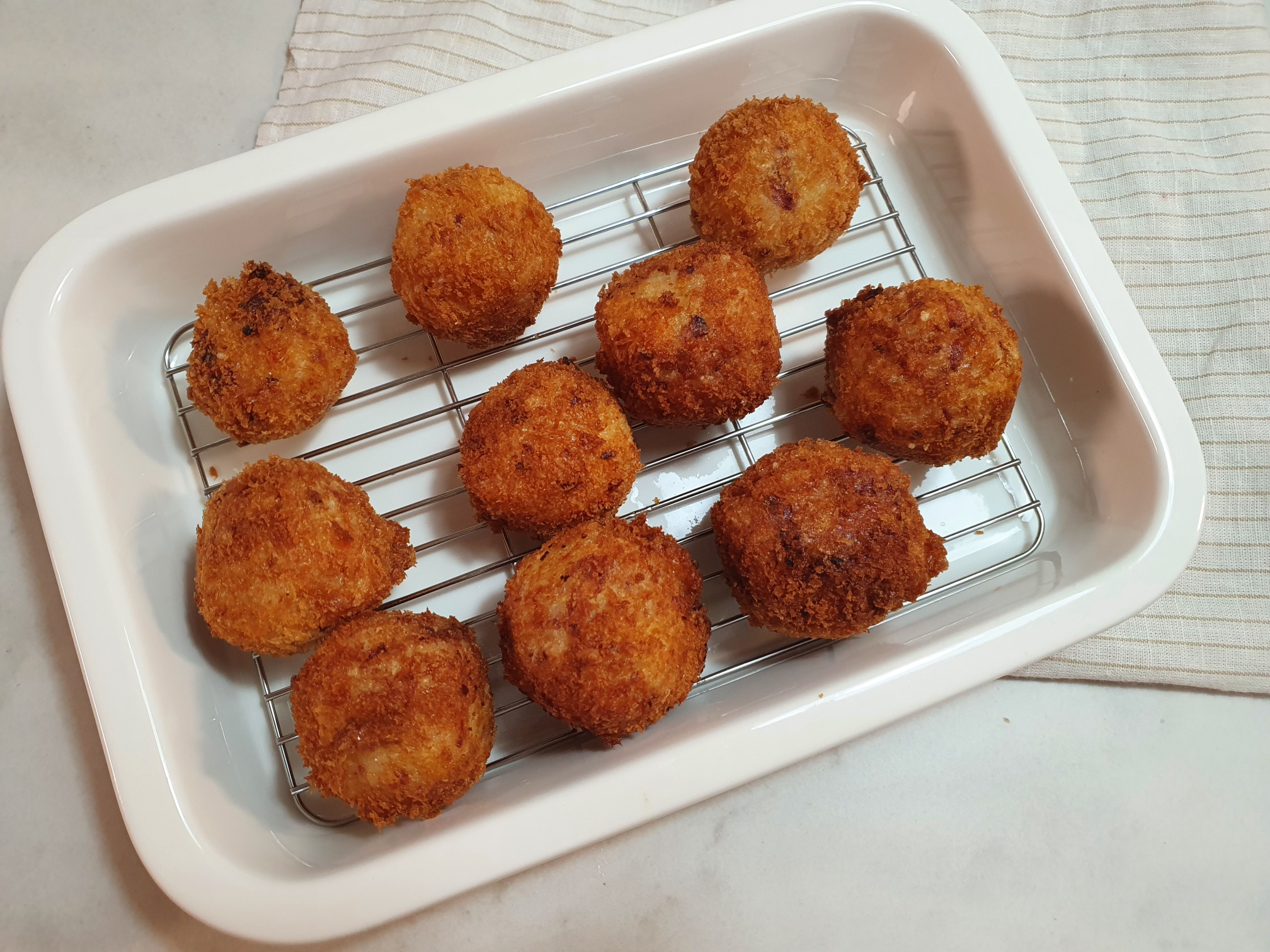 야매요리 아란치니 만들기(와인안주, 연말 파티메뉴 추천) 13 아란치니