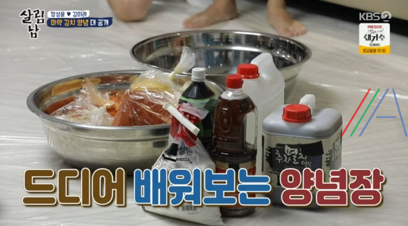 살림남 마약 김치 양념장, 총각무 김치 & 대파 김치 담그기 만들기 만드는 법 레시피, 정성윤 임성근 김장 김치 담그는법 만들기 레시피 - 2시간 김장김치 + 비법 양념장 10 ywAAAAAAQABAAACAUwAOw==